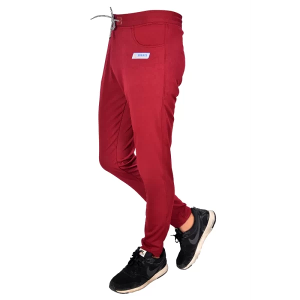 Red Athletic fit Tapered Gym Joggers