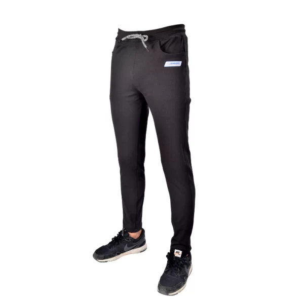 Black Athletic fit Tapered Gym Joggers
