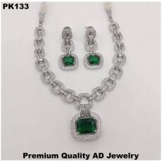 Radiant Diamond Plated Jewelry Set for Women
