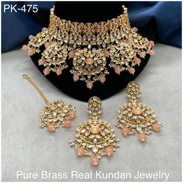 High gold plating kundan jewellery