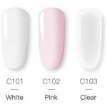 Acrylic Powder White 30gm Nail Gel For Nail Polish Nail Art Decorations Crystal Manicure Set Kit Professional Nail Accesorios