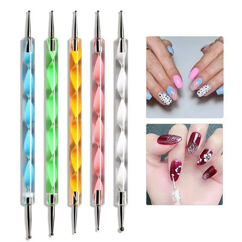 Striping Tape Set of 10+ Dotting Tool Set of 5 for nail art Manicure  Pedicure - Virtual Kart