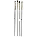 Gel Brush Set of 4 Painting Drawing Pen Polish Brush Set UV Gel Nail Beauty Tool Kit