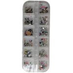 Colourful Stones with Jewelry Artificial Nails With Stone for home and professional use only Nail art kit