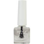 Indie Nails Glossy Sheen is Free of 12 toxins vegan cruelty-free quick dry glossy finish chip resistant. Transparent Top shade Liquid: 5 ml. Transparent Nail Polish for Nail Art