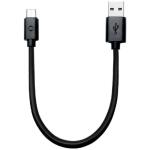 twance T23B PVC Type C to USB charging and data sync Cable, 0.25 Meter, Black color