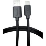 twance T20B Braided Type C to USB charging and data sync Cable, 1 Meter, Braided Black