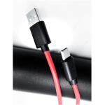 twance T22R TPE Type C to USB charging and data sync Cable, 1.5 Meter, Red Color