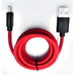 twance T21R TPE Type C to USB charging and data sync Cable, 1.25 Meter, Red Color