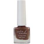 Indie Nails Cutting Chai is Free of 12 toxins vegan cruelty-free quick dry glossy finish chip resistant. Nude shade Liquid: 5 ml. Nude Nail Polish for Nail Art