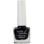 Indie Nails Midnight Affair is Free of 12 toxins vegan cruelty-free quick dry glossy finish chip resistant. Black Colour Liquid: 5 ml. Black Nail Polish for Nail Art