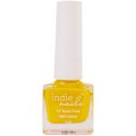 Indie Nails Minion is Free of 12 toxins vegan cruelty-free quick dry glossy finish chip resistant. Yellow Colour shade Liquid: 5 ml. Yellow Nail Polish for Nail Art