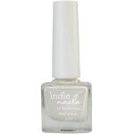 Indie Nails Moonpie is Free of 12 toxins vegan cruelty-free quick dry glossy finish chip resistant. White shade Liquid: 5 ml. White Nail Polish for Nail Art