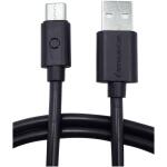 twance T20 PVC Type C to USB charging and data sync Cable, 1 Meter, Black
