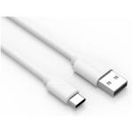 twance T24W PVC Type C to USB charging and data sync Cable, 2 Meter, White Color