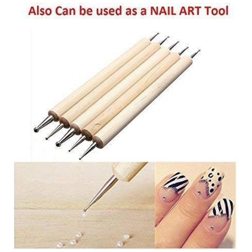 Pcs 2 Way Dotting Tools Kit Marbling Tool Nail Art Dotticure Tool Doting  Pen Nail Art Accessories : Amazon.ca: Beauty & Personal Care