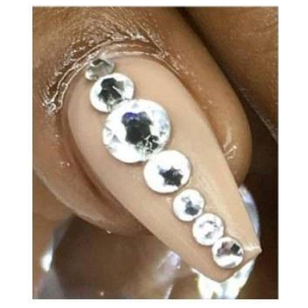 Flat Back Amber Nail Art Stones Marble Gradient Nails Charms Jewelry Tips  Hollow Round Design 3D Alloy Manicure Accessories From Mnyt, $42.48 |  DHgate.Com