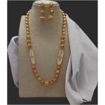 Premium Kundan Jewelry Brass Mala Set