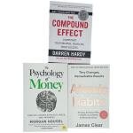 ATOMIC HABIT + PSYCOLOGY OF MONEY + THE COMPOUND EFFECT BOOKS COMBO PACK